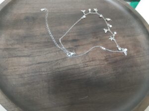 Choker Pérola Estrela e Concha Branco - (Código do produto L70Ex)
