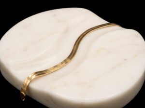 Pulseira Fita Lisa Dourado - (Código do produto L99Ex)